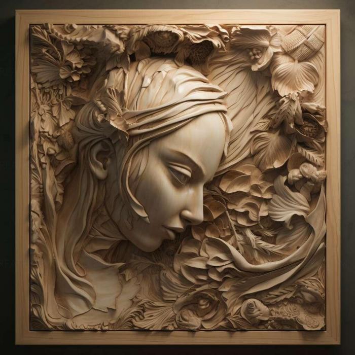 نموذج ثلاثي الأبعاد لآلة CNC 3D Art 